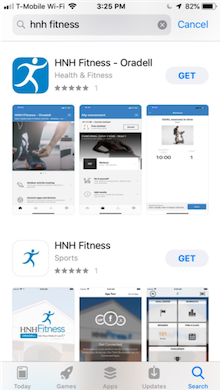 HNH Fitness - Oradell App