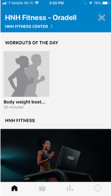 HNH Fitness - Oradell App